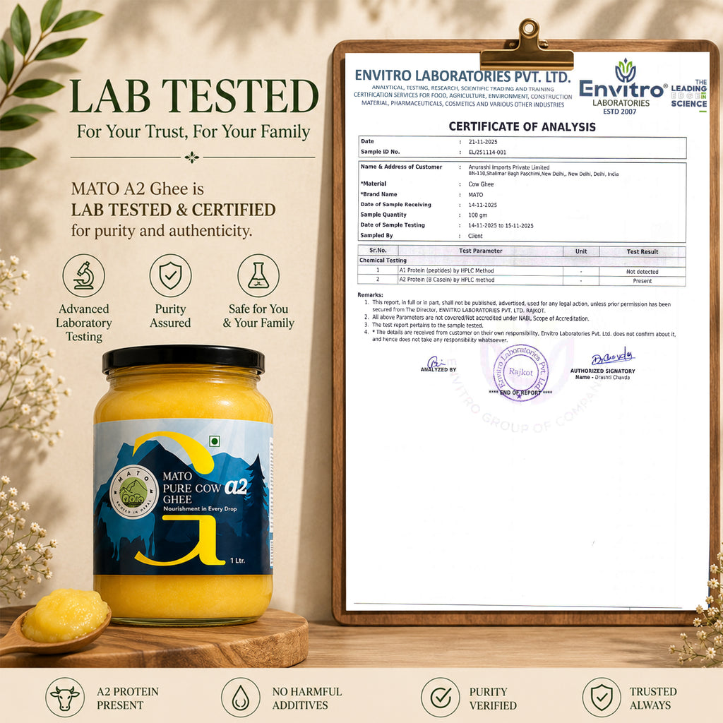 Buy Mato Pure Cow Ghee - Himalayan A2 Ghee