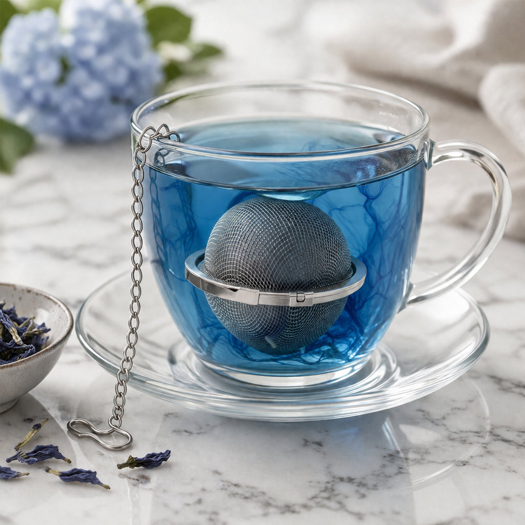 Mato Ball Tea Infuser with Chain — Stainless Steel