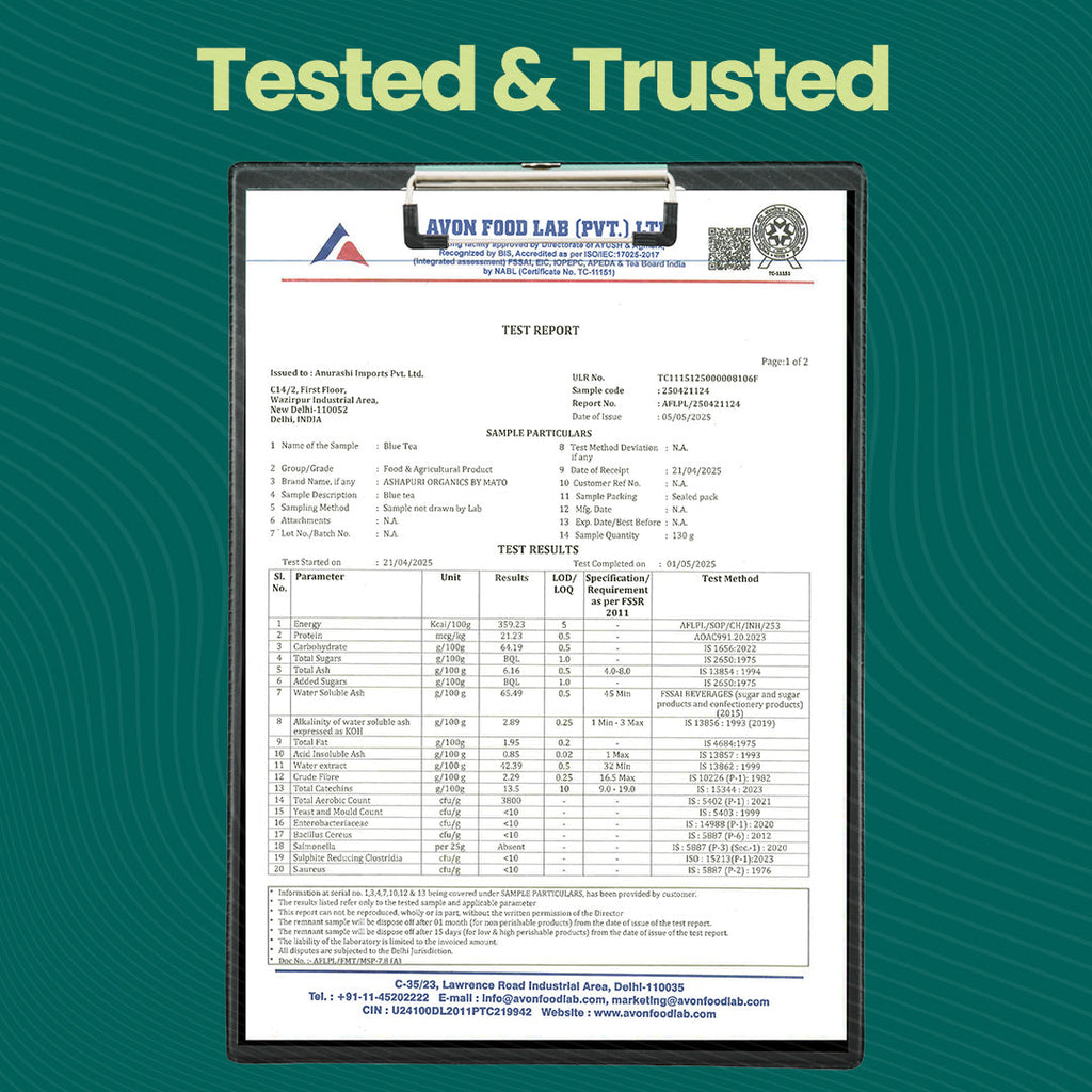 lab test certificate