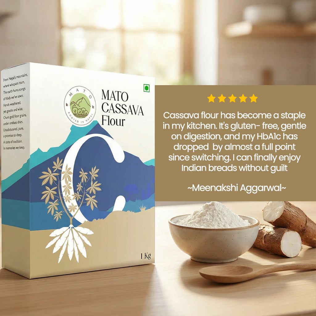 Gluten free Cassava Flour packaging