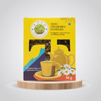 Chamomile Tea box with floral design and tea cup illustration