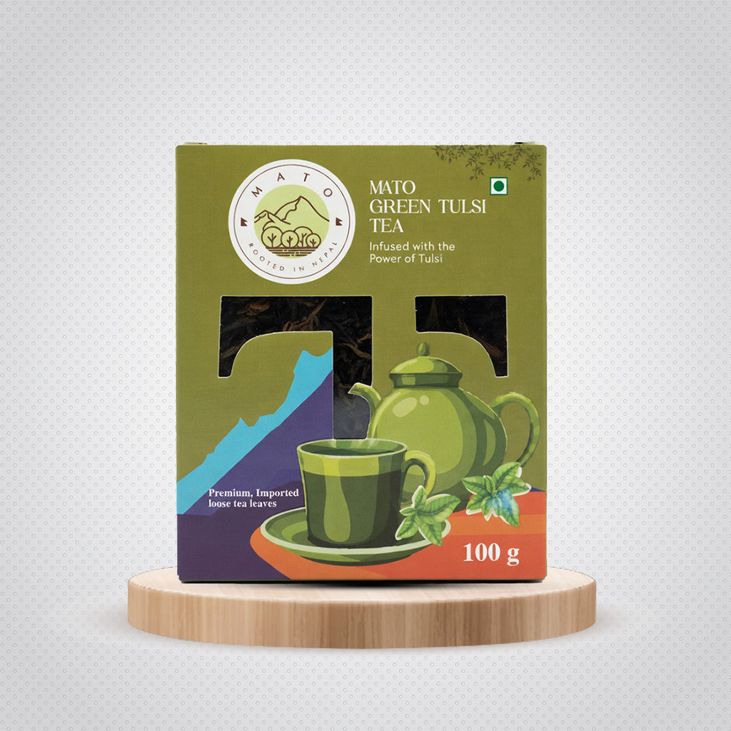 Mato Green Tulsi Tea box