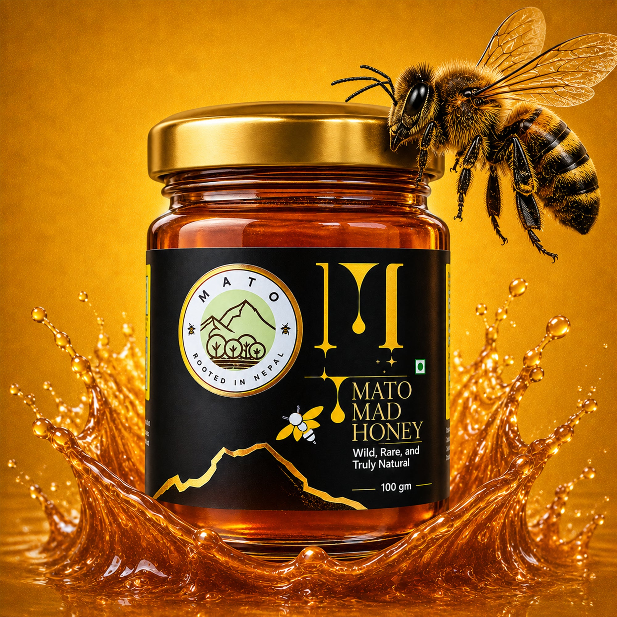 Mato Mad Honey - 100 % Raw Himalayan Honey from Nepal