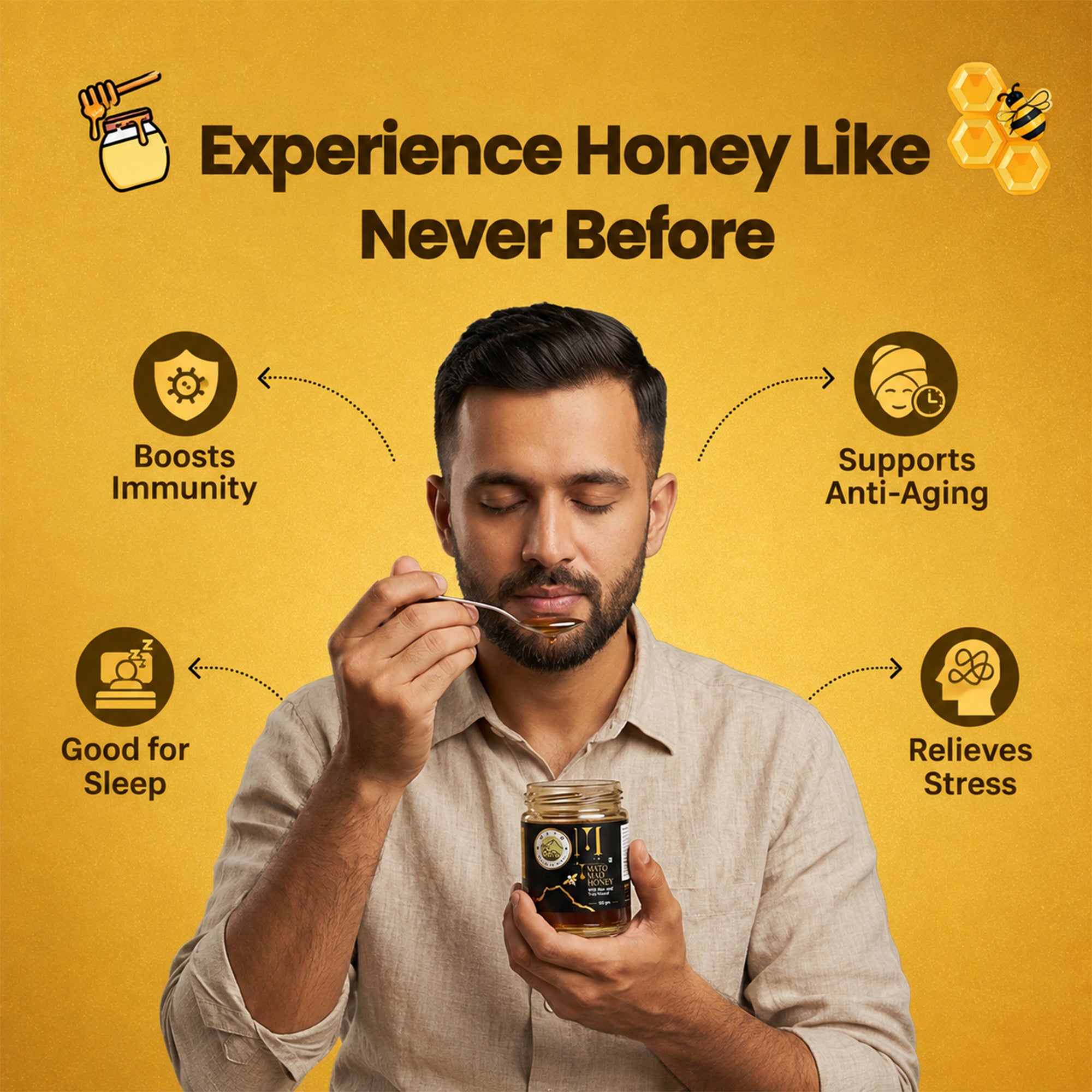 Mato Mad Honey - 100 % Raw Himalayan Honey from Nepal