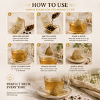 Mato Pyramid Tea Infuser — Golden Finish