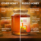  Mato Rudilo Honey bottle jar comparison with regular honey